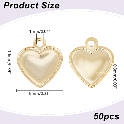 50Pcs 304 Stainless Steel Charms STAS-LP0001-37-1