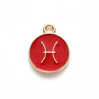 Alloy Enamel Pendants LS-ENAM-S124-01A-07H-1