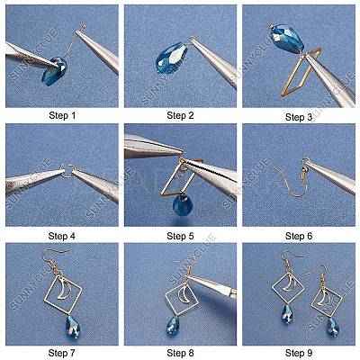 DIY Dangle Earring Making Kits DIY-SC0016-39-1
