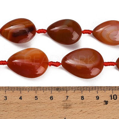 Natural Red Agate Beads Strands GG-CBAB9C6-C01-01-1