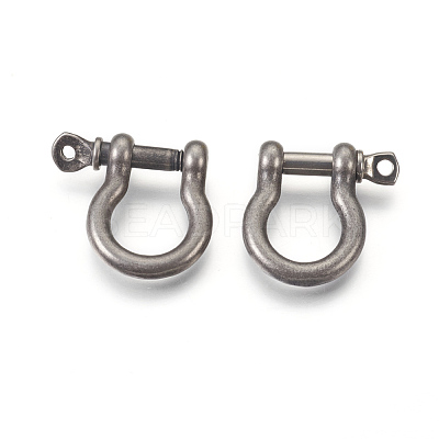 304 Stainless Steel Screw D-Ring Anchor Shackle Clasps STAS-E446-29AS-1