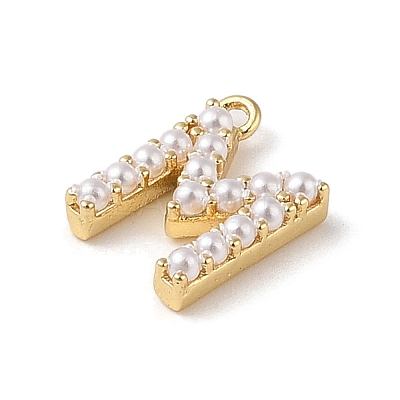 Plastic Imitation Pearl Pendants KK-P230-17G-M-1