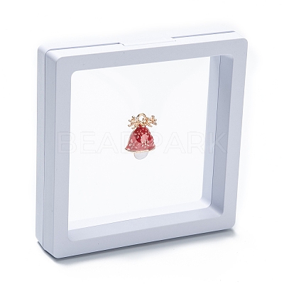 Square Transparent PE Thin Film Suspension Jewelry Display Box X1-CON-D009-01A-05-1