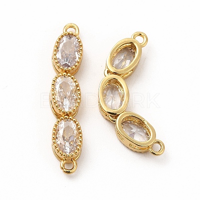 Rack Plating Eco-Friendly Brass Micro Pave Cubic Zirconia Pendants KK-K165-27G-01-1