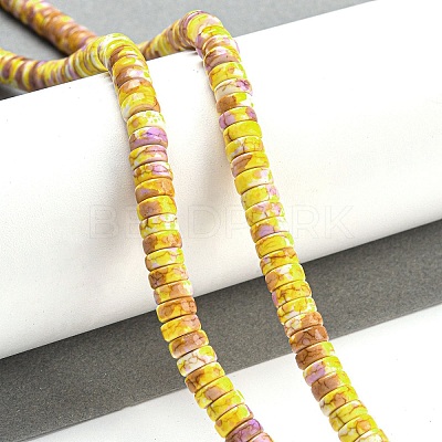 Baking Paint Synthetic Turquoise Beads Strands G-H060-02B-10-1