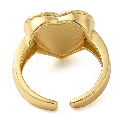 Shell Finger Ring for Women RJEW-Z060-01G-01-1