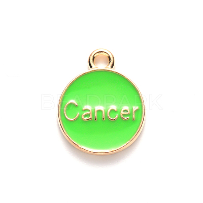 Alloy Enamel Pendants ENAM-S124-01B-06D-1