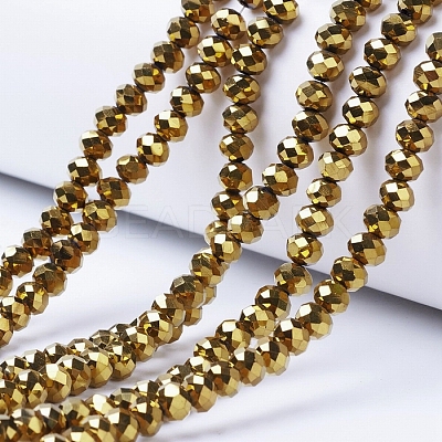 Electroplate Transparent Glass Beads Strands LS-EGLA-A034-T1mm-UA01-1
