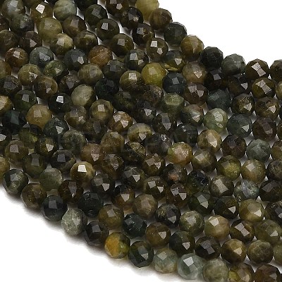 Natural Green Tourmaline Beads Strands GG-CBAA9B4-B01-03B-1