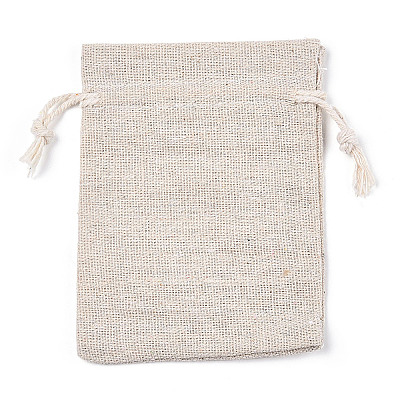 Cotton Cloth Packing Pouches Drawstring Bags ABAG-R011-9X12-01-1