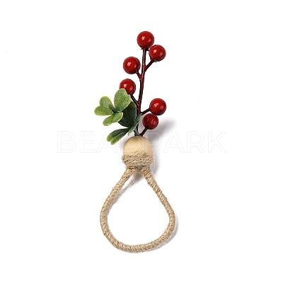 Jute Twine Napkin Rings AJEW-U016-01C-1