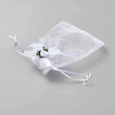 3D Flower Organza Drawstring Bags OP-WH2002-01C-01-1