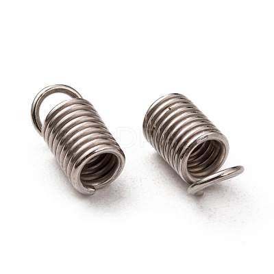 Iron Coil Cord Ends E195Y-1