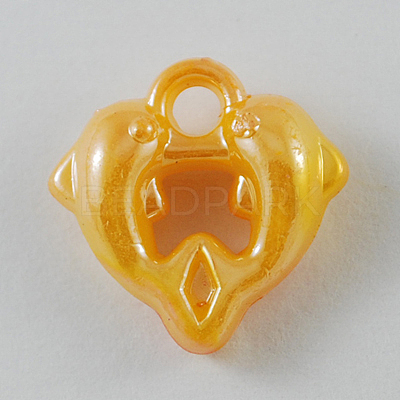 Opaque Acrylic Pendants SACR-R697-M13-1