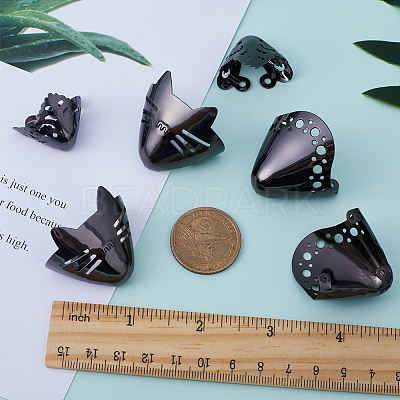 6Pcs 3 Style Alloy Shoes Creases Protector FIND-GF0004-89B-1