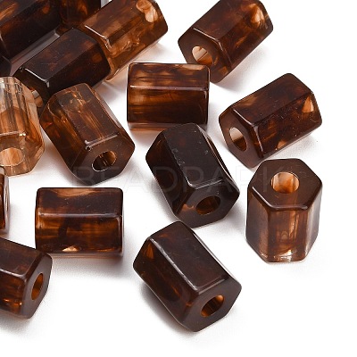 Opaque Acrylic Imitation Gemstone Beads AC-CBAE907-05-1