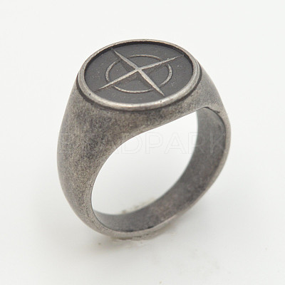 304 Stainless Steel Finger Rings FS-WG5F41B-79-1