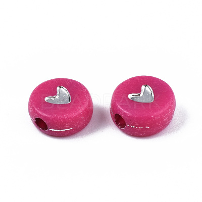 Opaque Acrylic Beads X-PACR-N006-50-B02-1