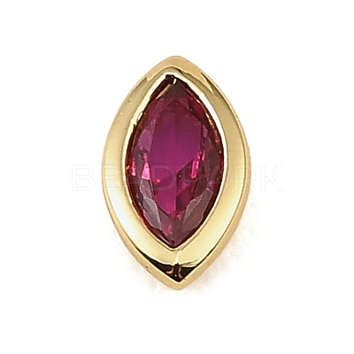 Brass Pave Cubic Zirconia Cabochons CU-CBA30E8-02G-1