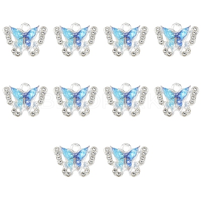10Pcs Alloy Pendants FIND-YW0009-29E-1