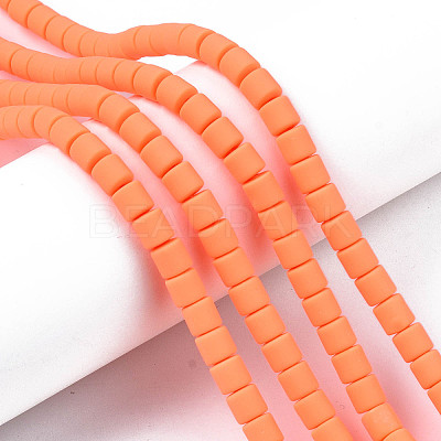 Handmade Polymer Clay Bead Strands X-CLAY-ZX006-01-39-1