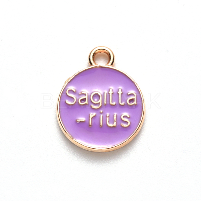 Alloy Enamel Pendants X-ENAM-S124-01A-01F-1