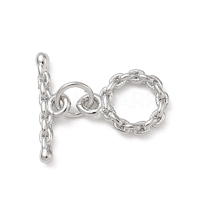 Brass Toggle Clasp KK-D289-53B-P-1