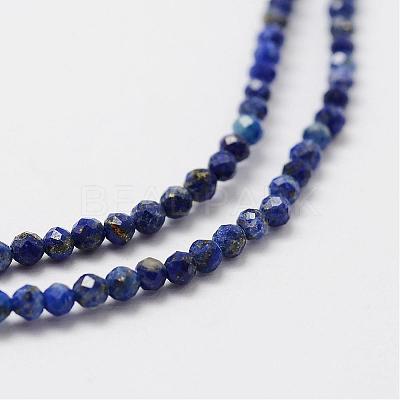 Natural Lapis Lazuli Beads Strands G-K185-01-1