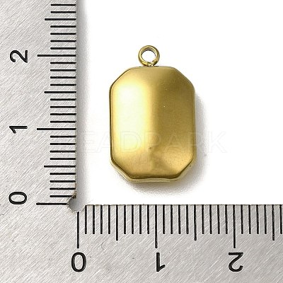 Ion Plating(IP) 304 Stainless Steel Pendant Cabochon Settings STAS-I310-25G-1