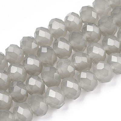 Glass Beads Strands EGLA-A034-J8mm-D10-1