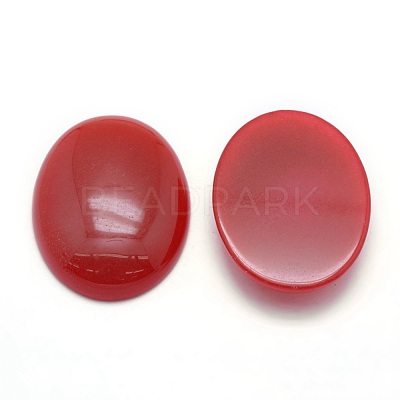 Natural Red Jasper Cabochons G-P393-I05-1