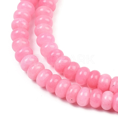 Dyed Natural White Jade Beads Strands G-G107-A28-01-1