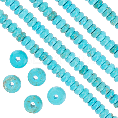 1 Strand Natural Howlite Beads Strands TURQ-SC0001-26A-1