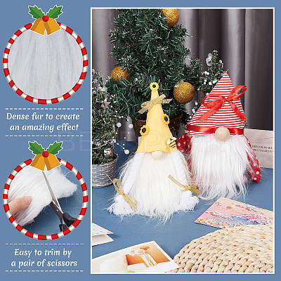 Artificial Wool Gnome Beard Costume Beard DIY-WH0188-94D-1