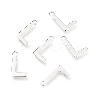 Non-Tarnish 201 Stainless Steel Charms STAS-C021-06P-L-1