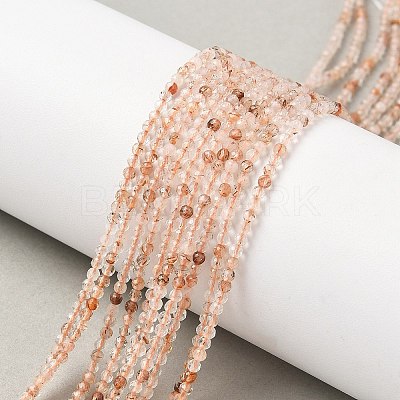 Natural Rutilated Quartz Beads Strands G-L622-C06-2mm-1