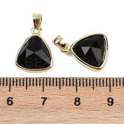 Natural Obsidian Pendants G-O176L-16G-1