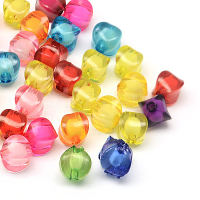 Nuggets Transparent Acrylic Beads TACR-Q009-10mm-M-1