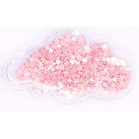 Quicksand Sequin Plastic Cabochons X-OHAR-CJC0002-04F-1
