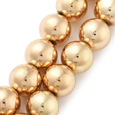 Synthetic Magnetic Hematite Beads Strands G-M095-B01-01KCG-1