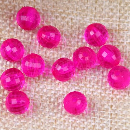 Transparent Acrylic Beads TACR-NH0001-D-16-1