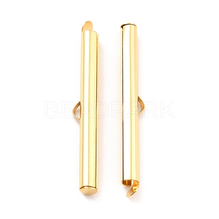 304 Stainless Steel Slide On End Clasp Tubes STAS-C044-08F-G-1