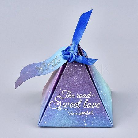 Pyramid Shape Candy Packaging Box CON-F009-01K-1