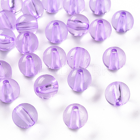 Transparent Acrylic Beads X-MACR-S370-A10mm-746-1