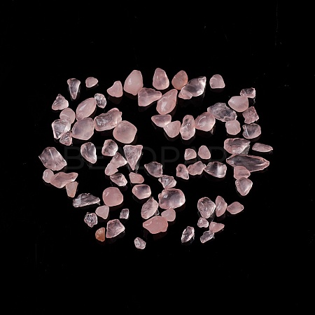 Natural Rose Quartz Chip Beads G-M364-02A-1