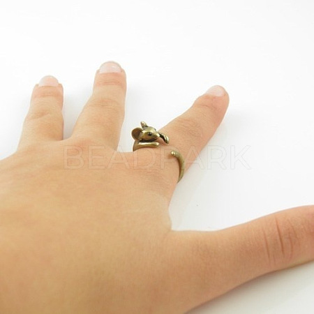 Mouse Alloy Cuff Rings WGAF3DE-02-1