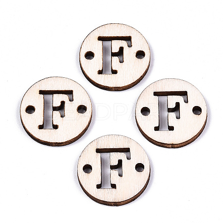 Unfinished Natural Poplar Wood Links Connectors WOOD-S045-140A-01F-1
