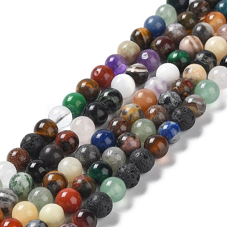 16 inch Round Gemstone Strands GSR4mmC170-1