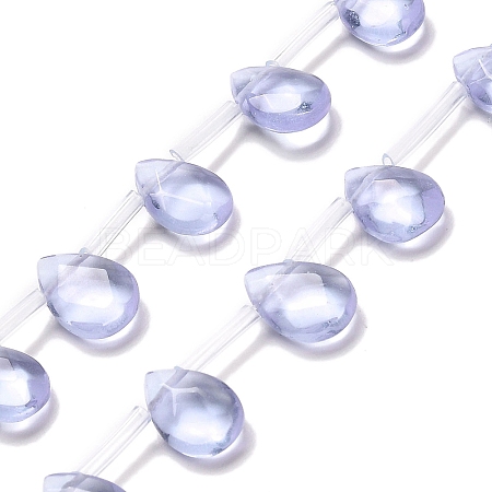 K9 Glass Beads Strands GLAA-Q102-01G-1