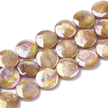 Freshwater Shell Beads Strands SHEL-S274-52C-1